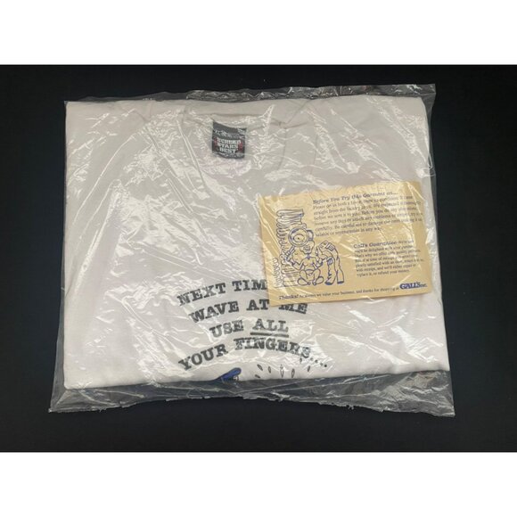VTG 80s 90s Screen Stars Best XL Graphic Tee Police Officer Sealed Package - Picture 2 of 7